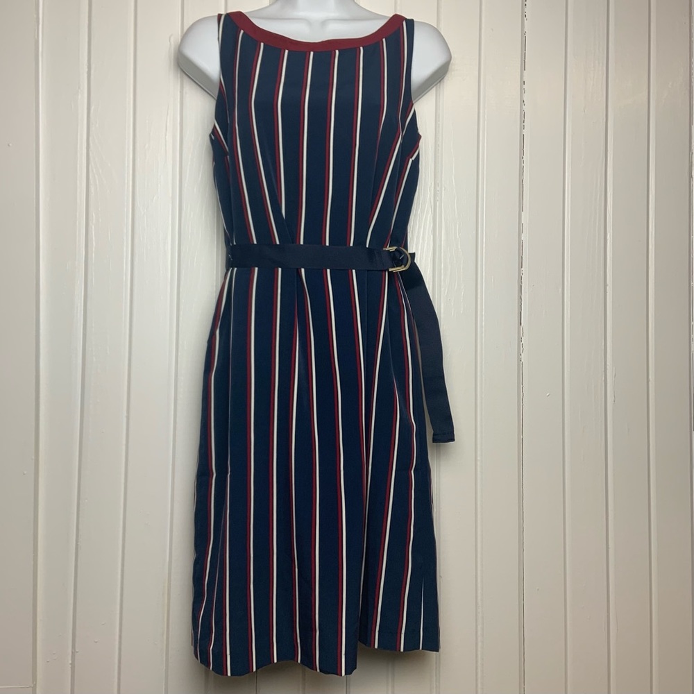 Tommy Hilfiger Sleeveless Striped Dress